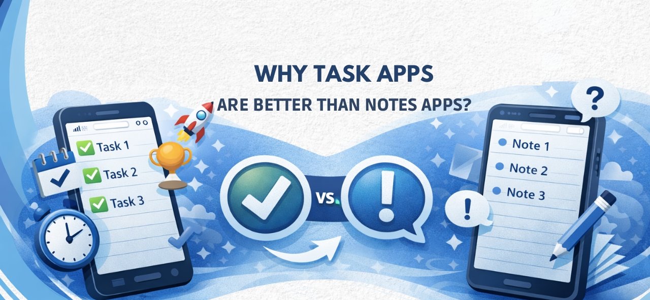Why a Task Done App Is Better Than Notes App Boost Productivity